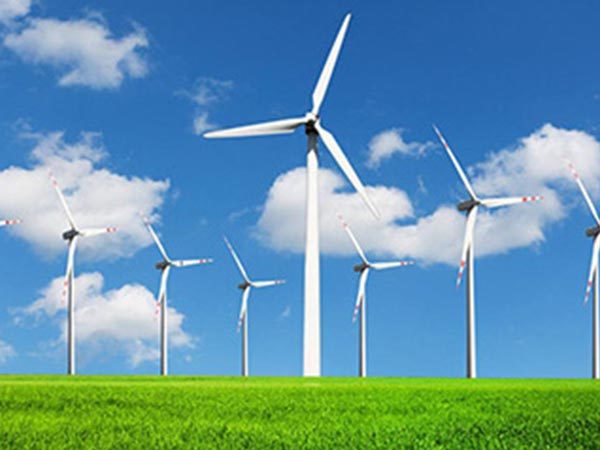 Campo de energía eólica