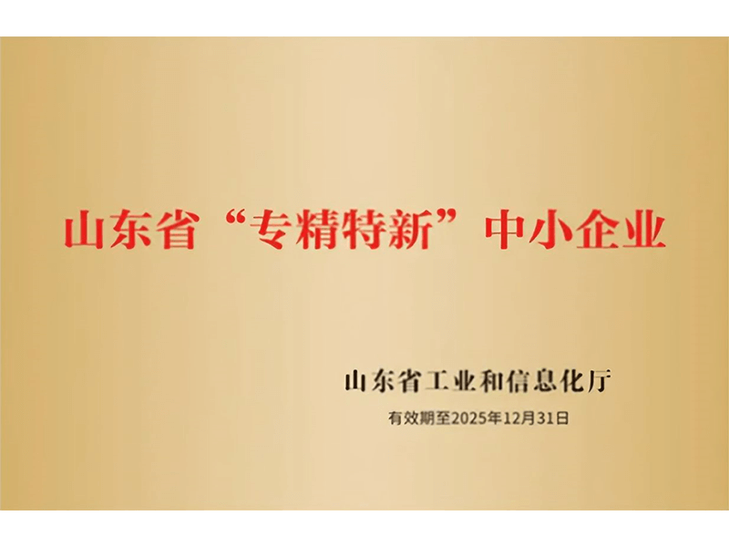 山东省“专精特新”中小企业