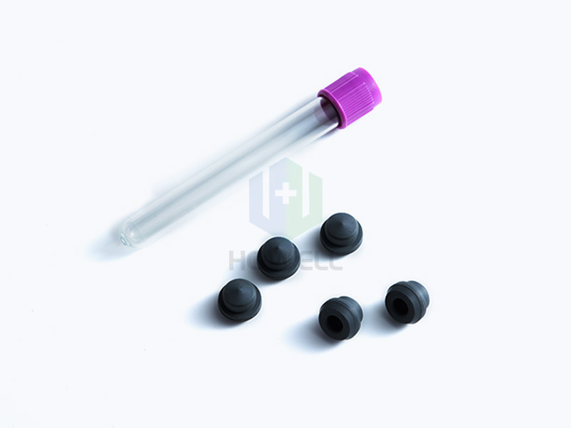 Butyl rubber stopper for disposable blood collection tube