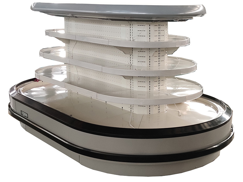 Circular Roundabout Air Curtain Refrigerator
