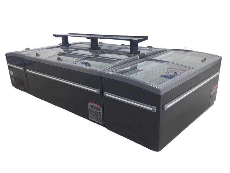 Up-down Push-pull Combined Island Freezer