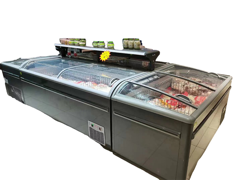 Left-right Push-pull Combined Island Freezer