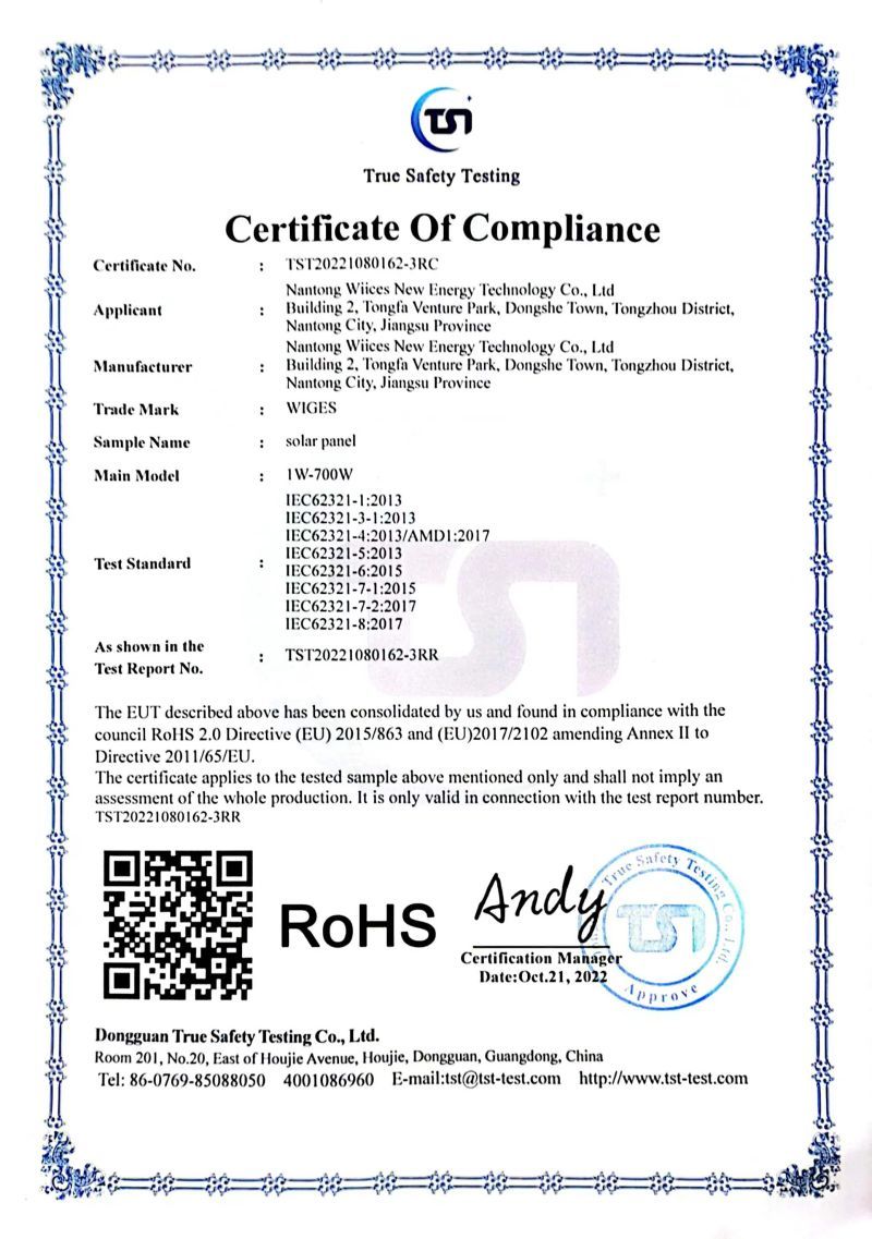 Photovoltaic Modules-ROHS Photovoltaic Modules-ROHS