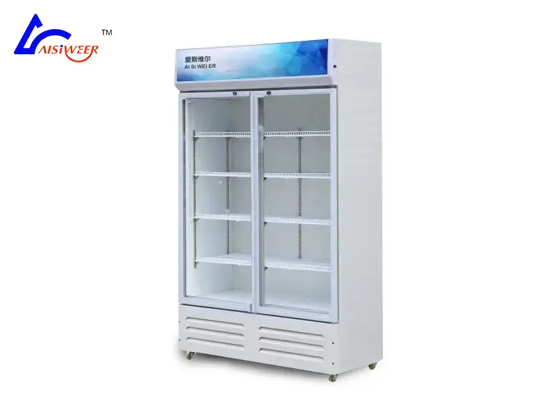 Double-door direct cooling cabinet refrigerator