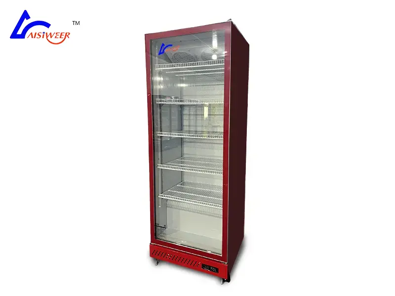 Single door air-cooled cabinet freezer