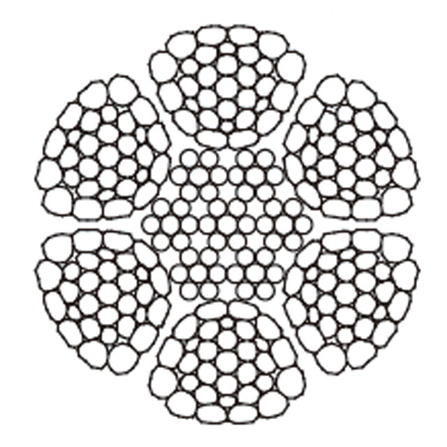 6股雙壓實鋼絲繩