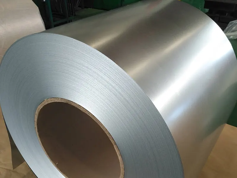 Galvanized sheet metal rolls, with zero spangle