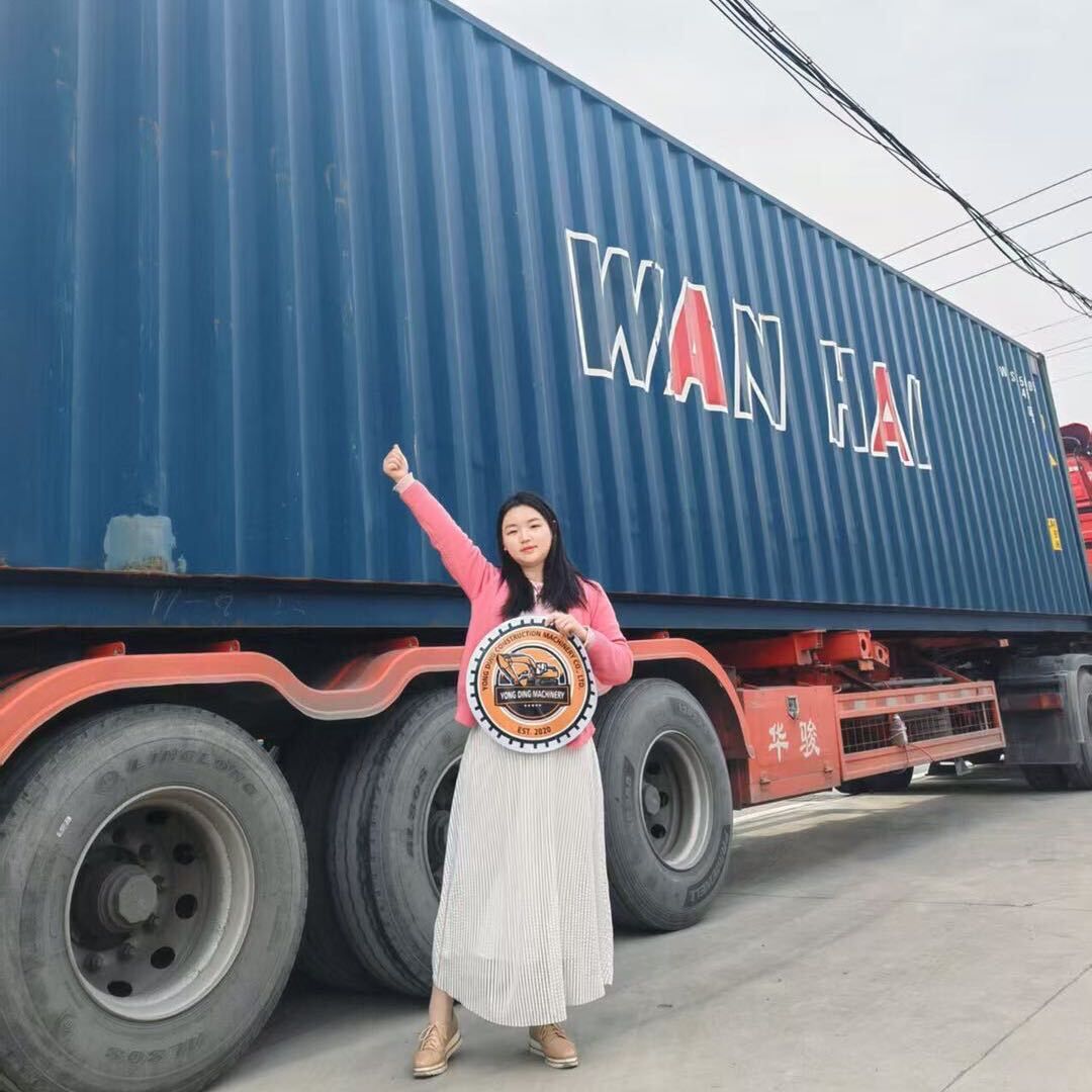 Our small excavators ship to USA