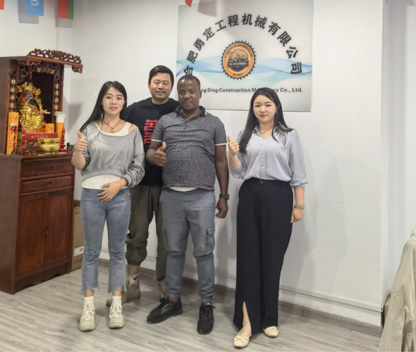 Welcome our South Africa friends to our office