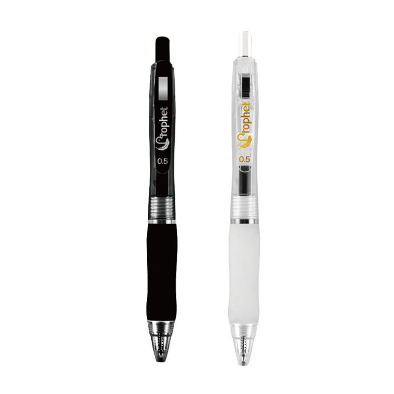 Retractable gel pen