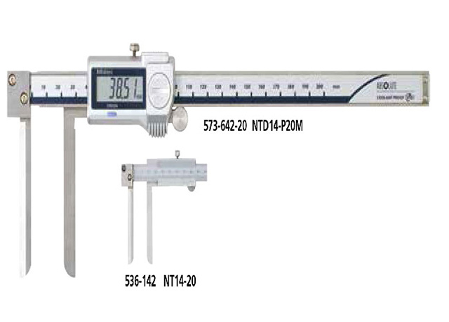 ABSOLUTE 內(nèi)徑卡尺 573, 536 系列 — 刀刃型 / 內(nèi)凹槽型 / 尖爪型 NTD14/14G/14P · NT14/14G/14P