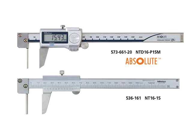 管壁厚度卡尺 573, 536 系列 — ABSOLUTE Digimatic 和游標(biāo)卡尺類型 NTD16 · NT16