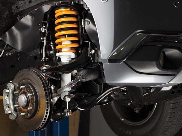 Does the shock absorber need to be replaced if it is leaking oil?