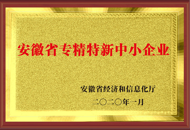 省“专精特新”中小企业；市科技创新示范企业