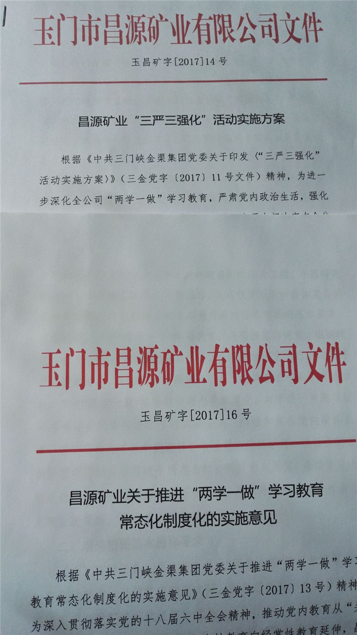 昌源礦業(yè)強(qiáng)基固本抓黨建