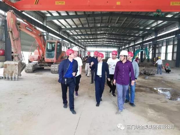 曲邦定總經(jīng)理深入銀通、金精煉項(xiàng)目現(xiàn)場檢查工程進(jìn)度