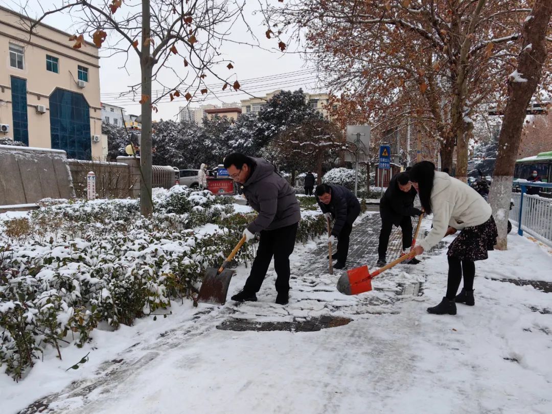 金渠集團(tuán)組織開展掃雪活動