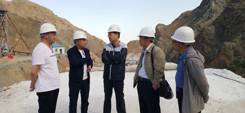 三門峽市國資委主任王曉東到昌源礦業(yè)調(diào)研指導(dǎo)工作