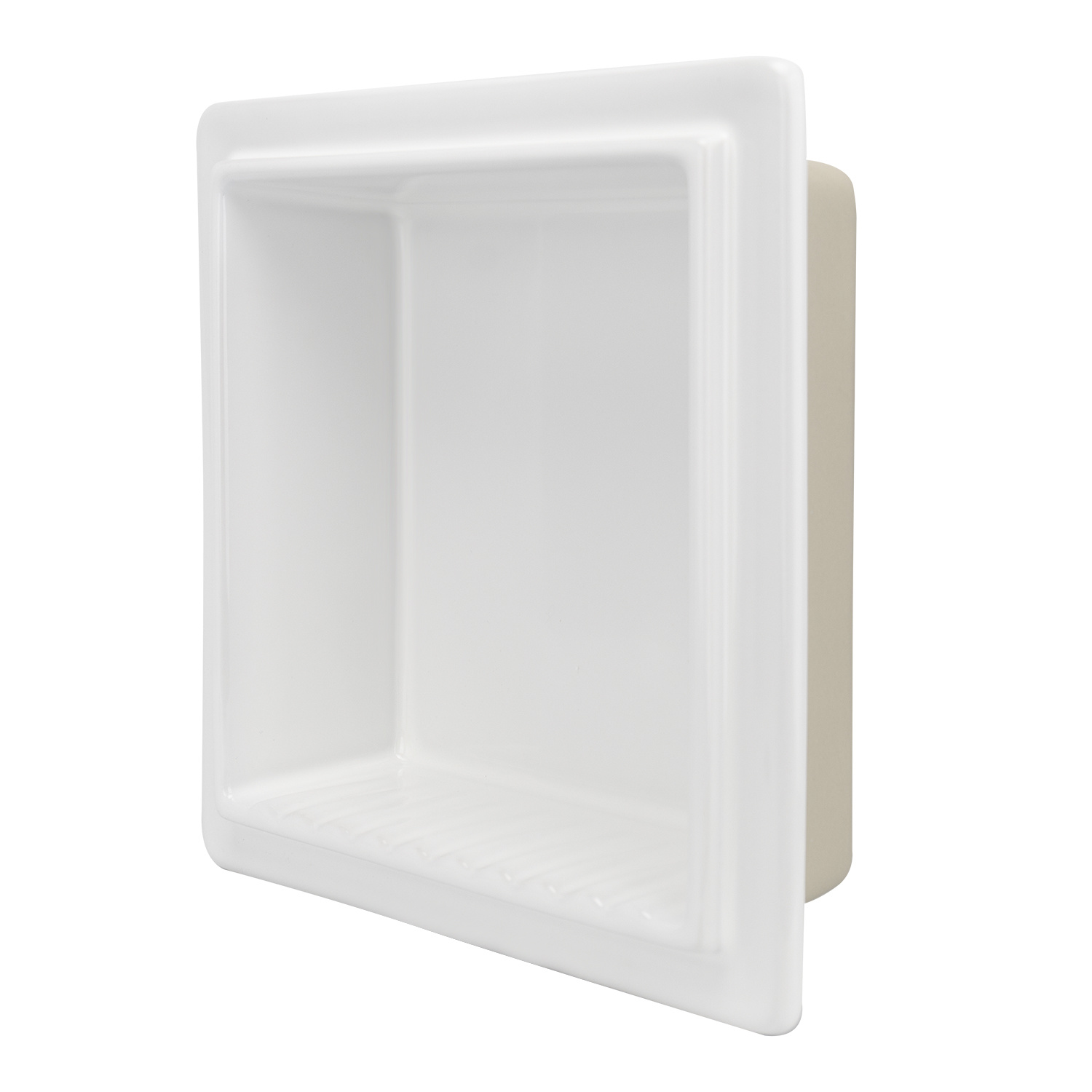 Weiße 14" x 14" quadratische Einzel-Nische aus Keramik