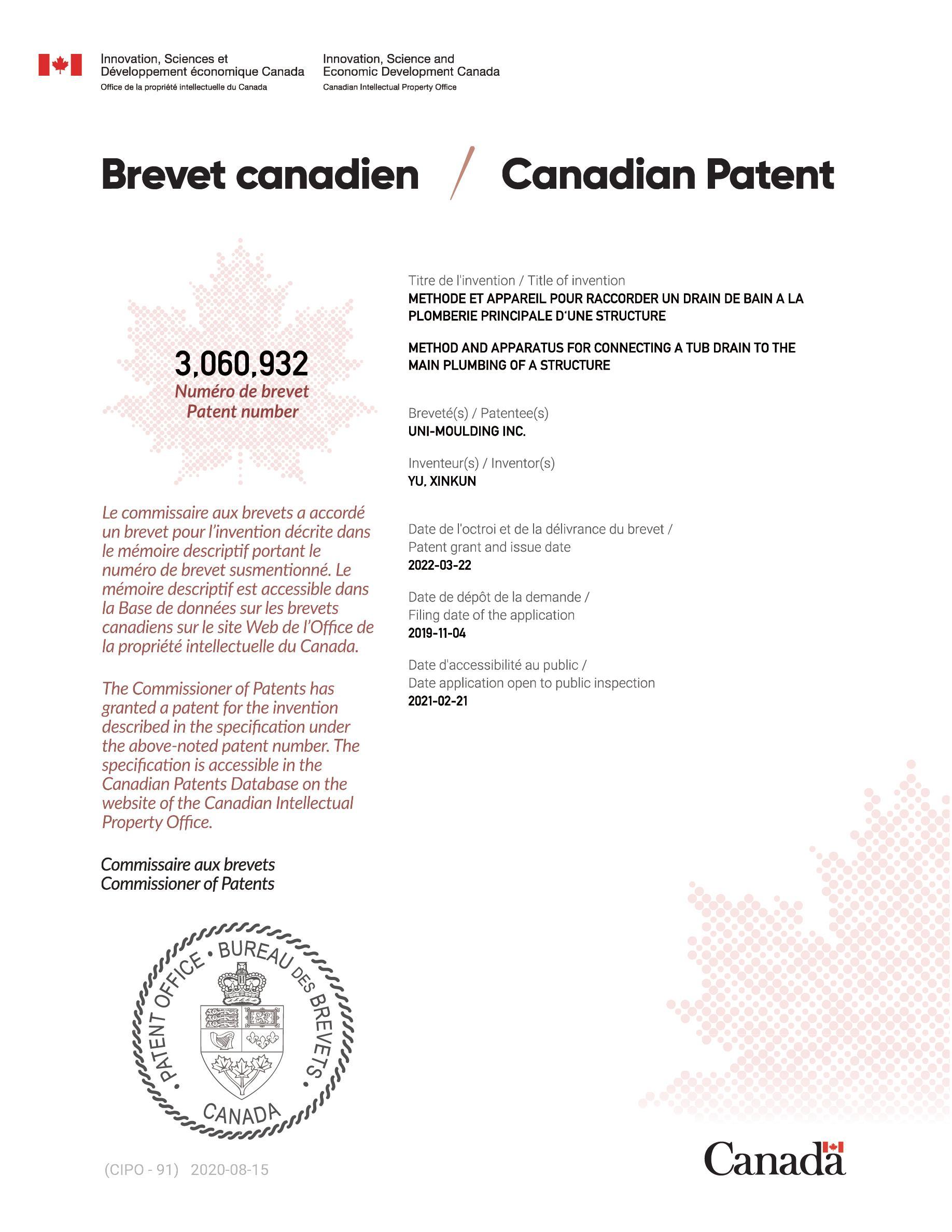 Canadian Patents