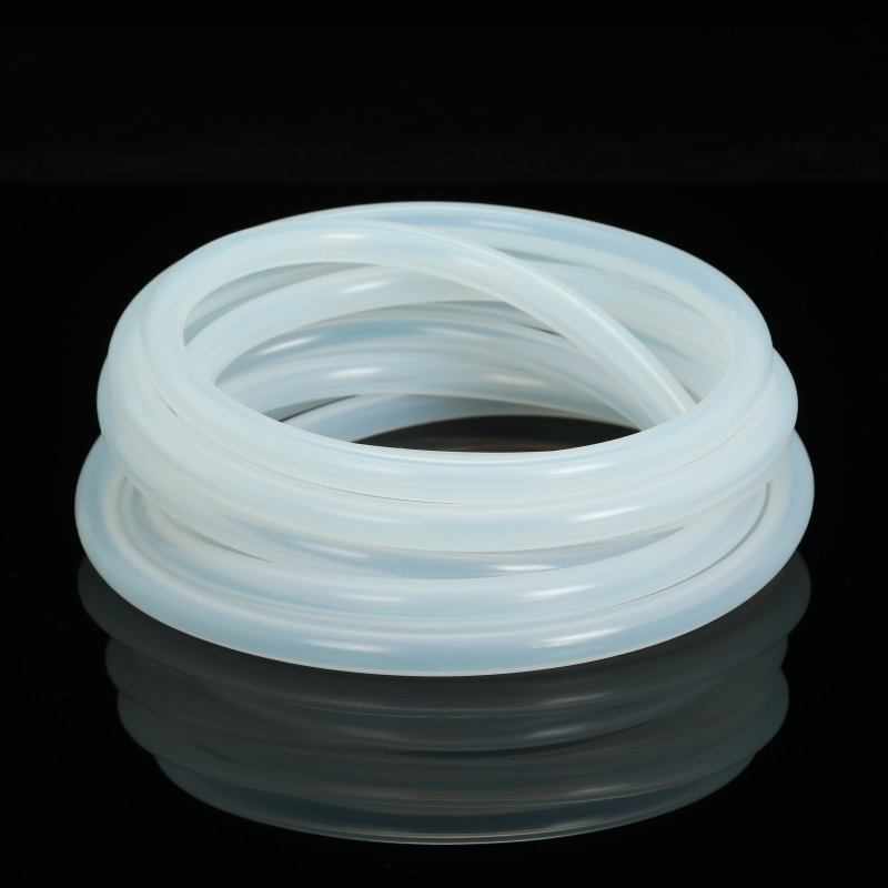 Tubo de manguera de silicona de goma de leche plana transparente de 6 mm 8 mm 10 mm para transferencia de líquidos