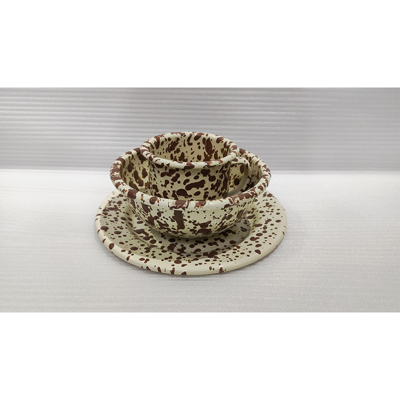 Emaille-Backform oval