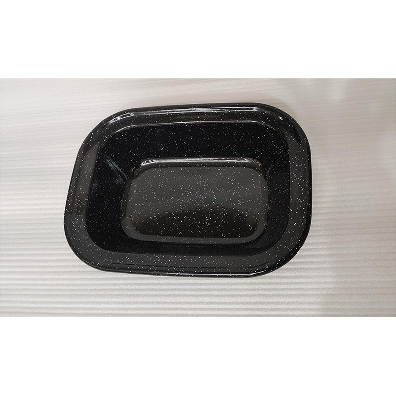 Emaille-Backform oval