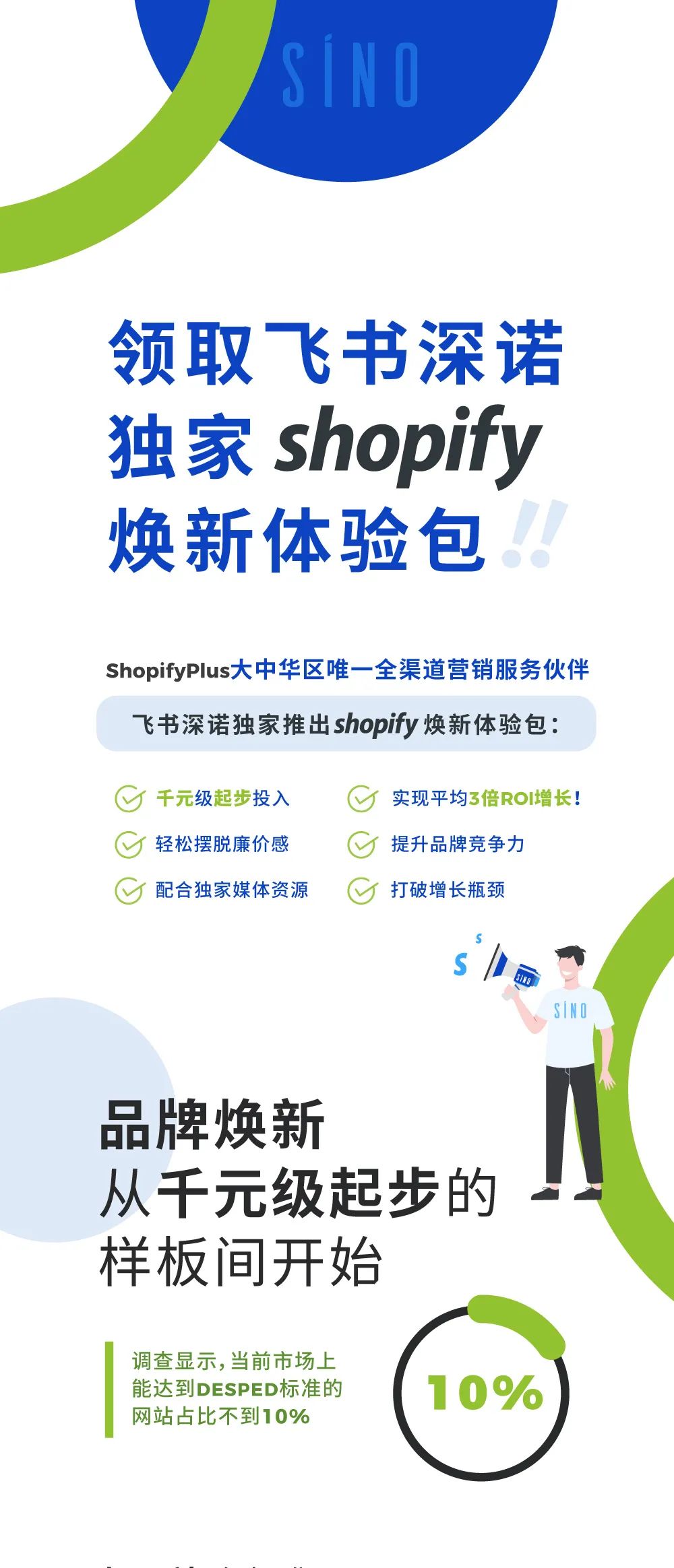 Shopify多款体验包套餐为跨境电商提供建设独立站和广告营销服务