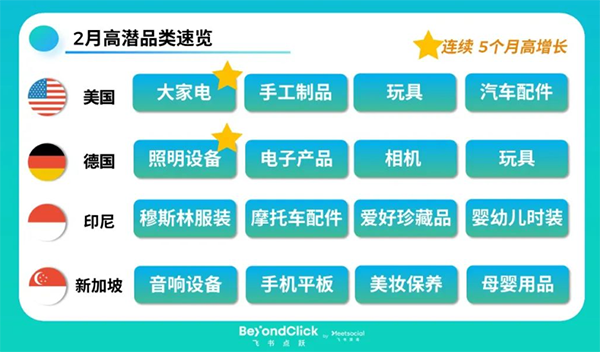 飛書深諾跨境電商出海月度觀察：2月高潛品類速覽