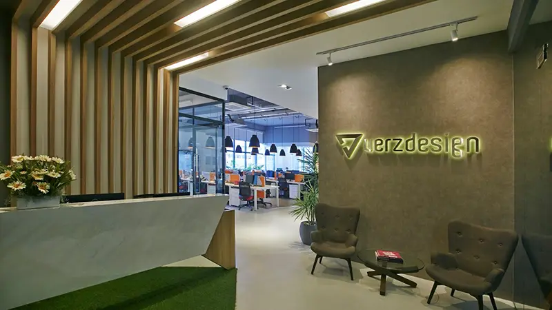新加坡科技型数字化服务解决方案公司Verz Design的办公室环境