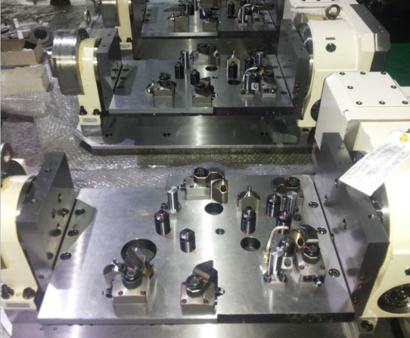 A-axis automatic hydraulic clamping