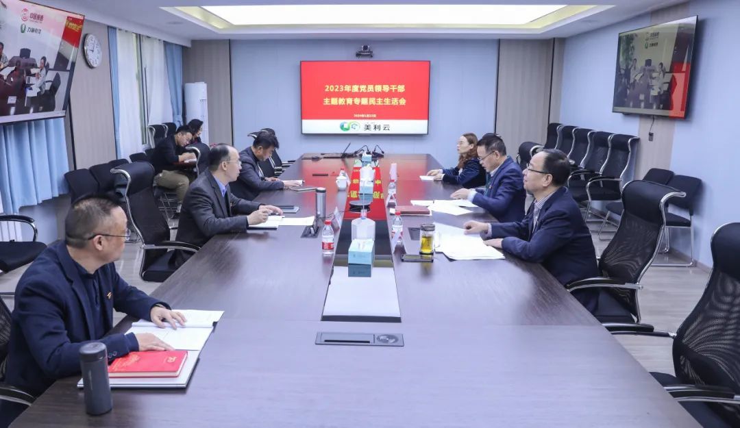 王战出席美利云党委第二批主题教育专题民主生活会