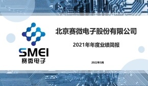賽微電子2021年年度業(yè)績簡報(bào)