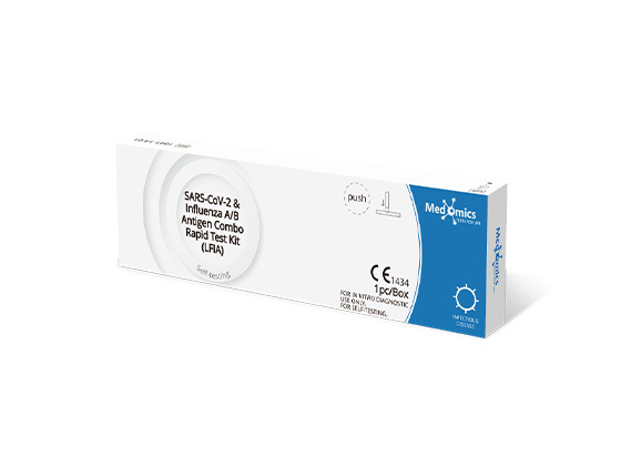 SARS-CoV-2 & Influenza A/B Antigen Combo Rapid Test Kit (LFIA)