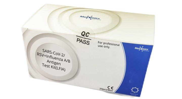 SARS-CoV-2 & Influenza A/B & RSV Antigen Combo Rapid Test Kit (LFIA)