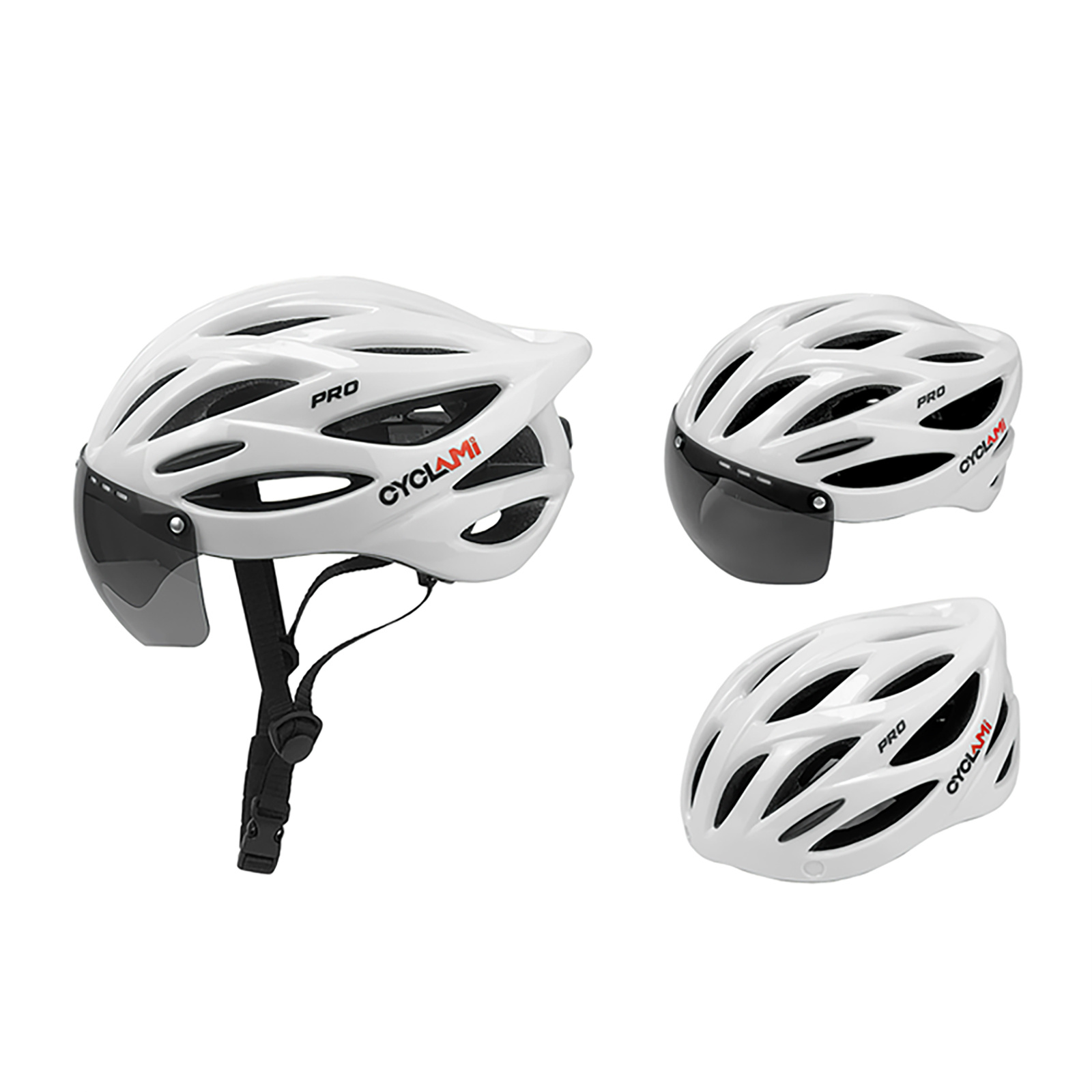 Cyclamen magnetic suction wind mirror cycling helmet