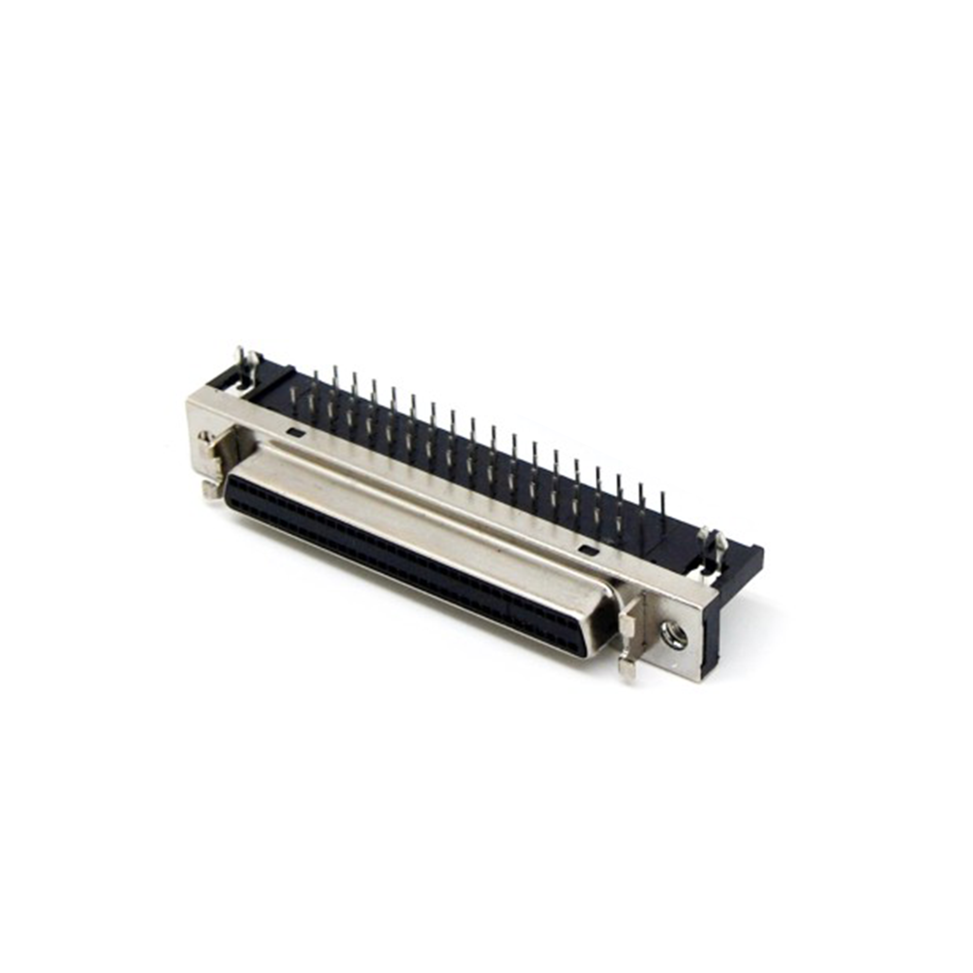 CMC101204 SCSI 68PIN 板端连接器，弯插母头