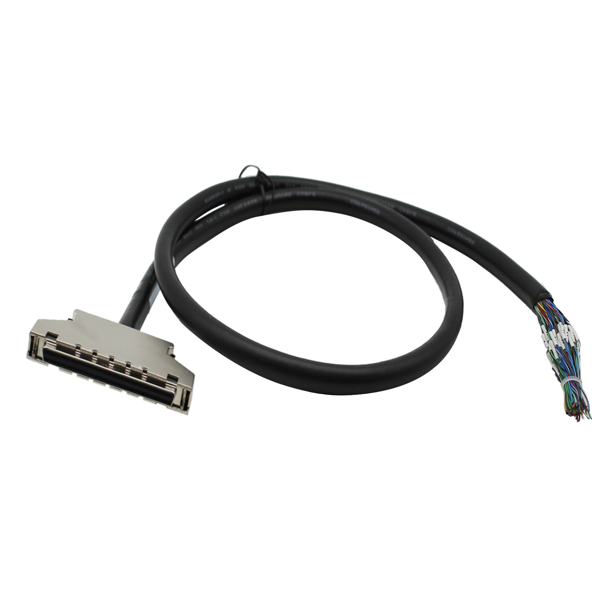 CMC121400-0.5m    SCSI96Pin母头转散线，带线号标识，0.5m