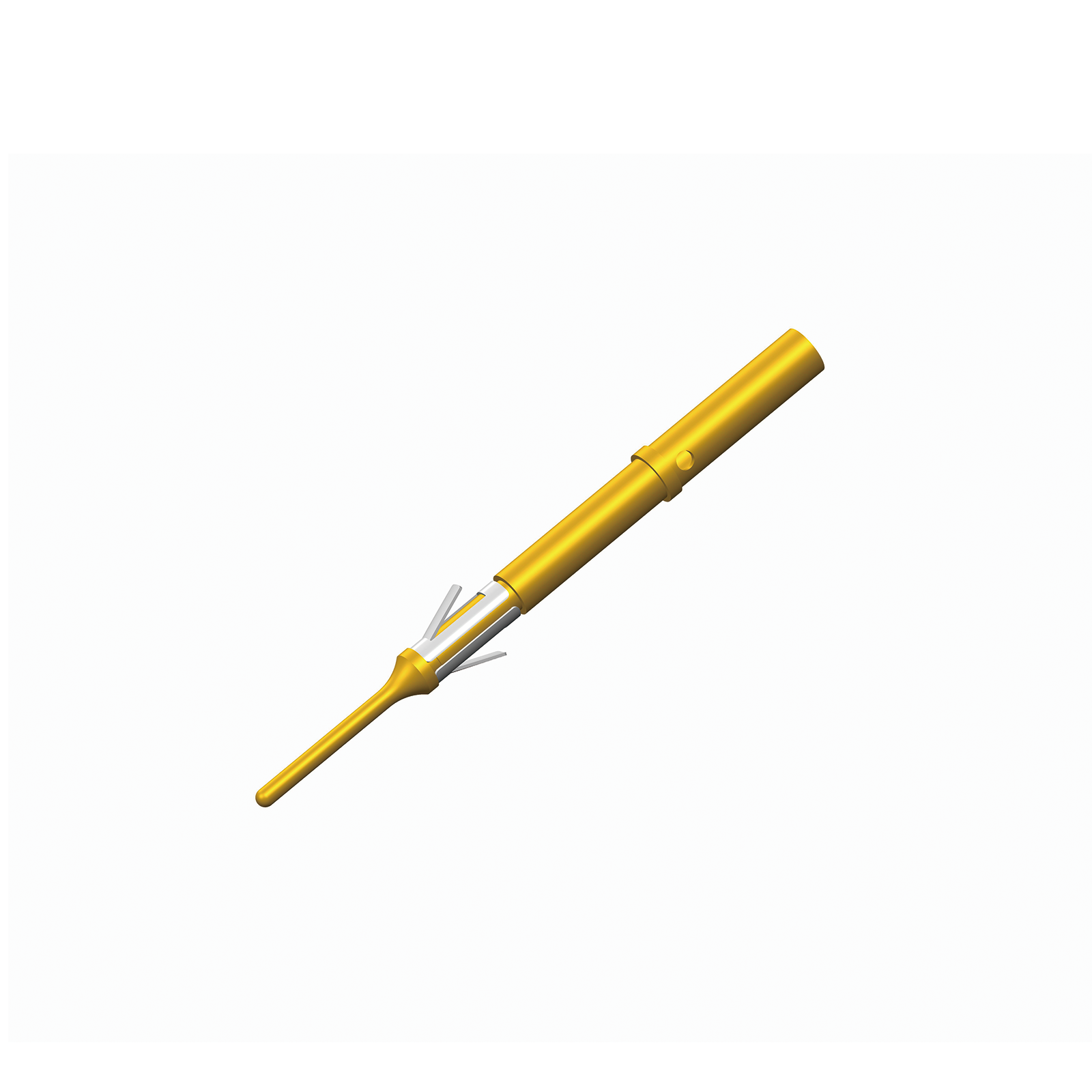 CMV01203-H30 信号插针, ITA端, Qua系列, 5 Amp, 22-24 AWG，镀金工艺
