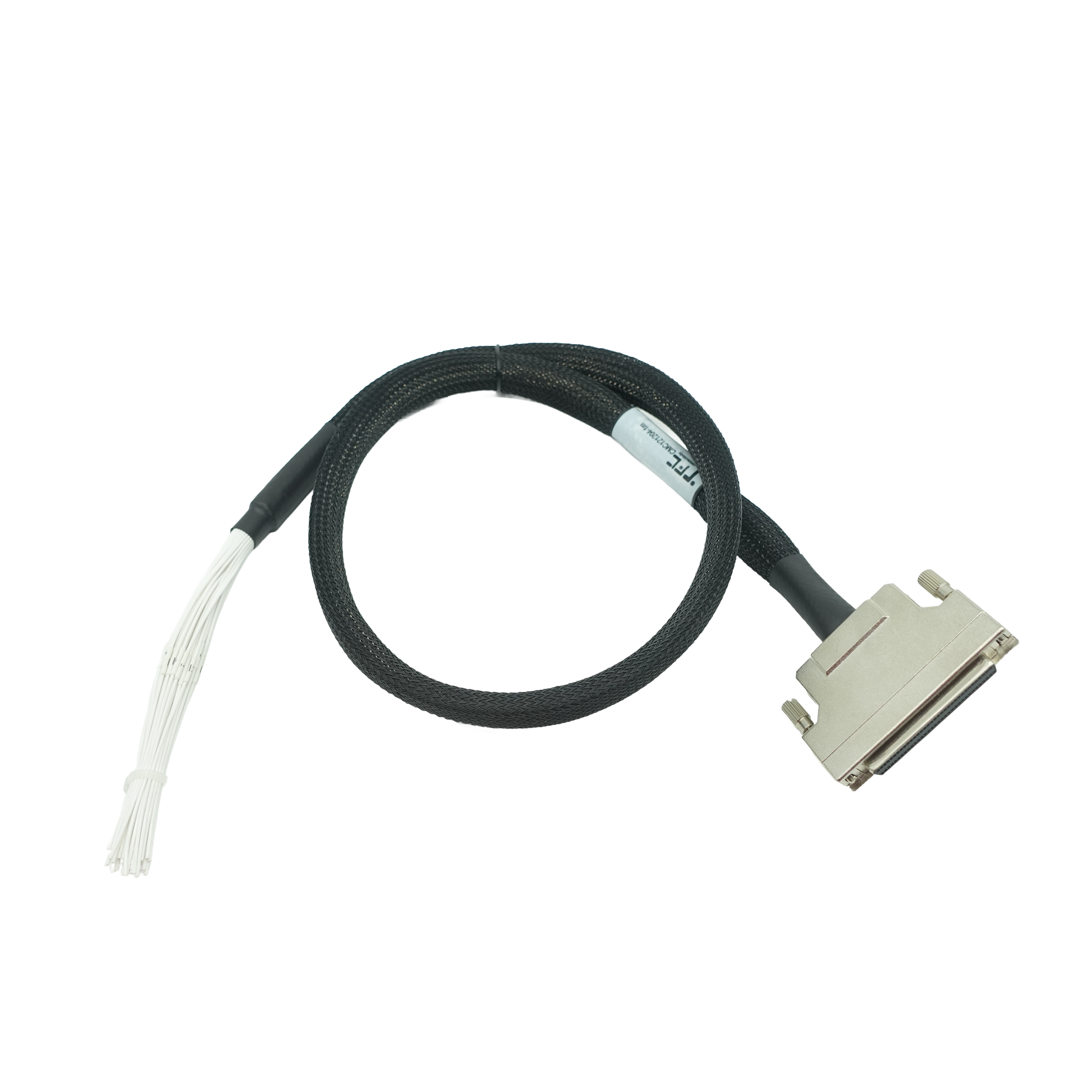CMC121204-0.5m SCSI68Pin母头转散线，带线号标识，0.2平方，0.5m