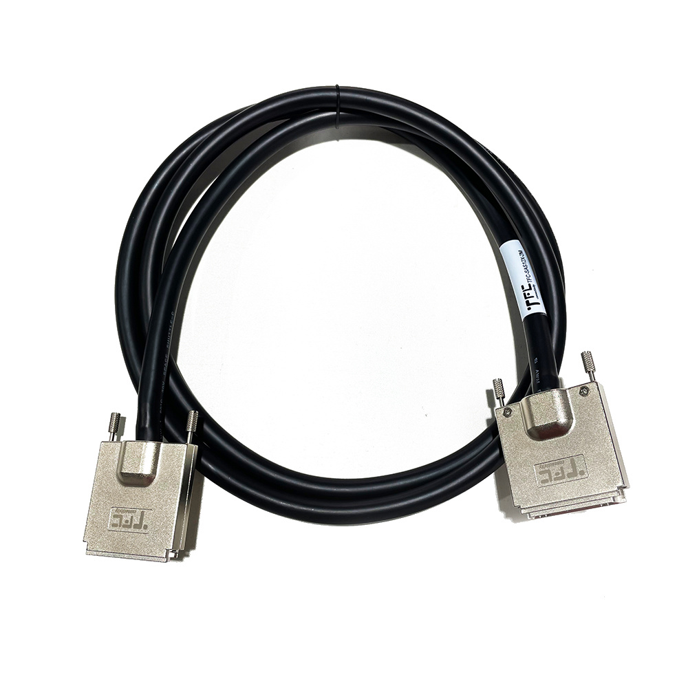 TFC-SAS12X-2M  73引脚InfiniBand公头至73引脚InfiniBand公头，屏蔽LVDS电缆