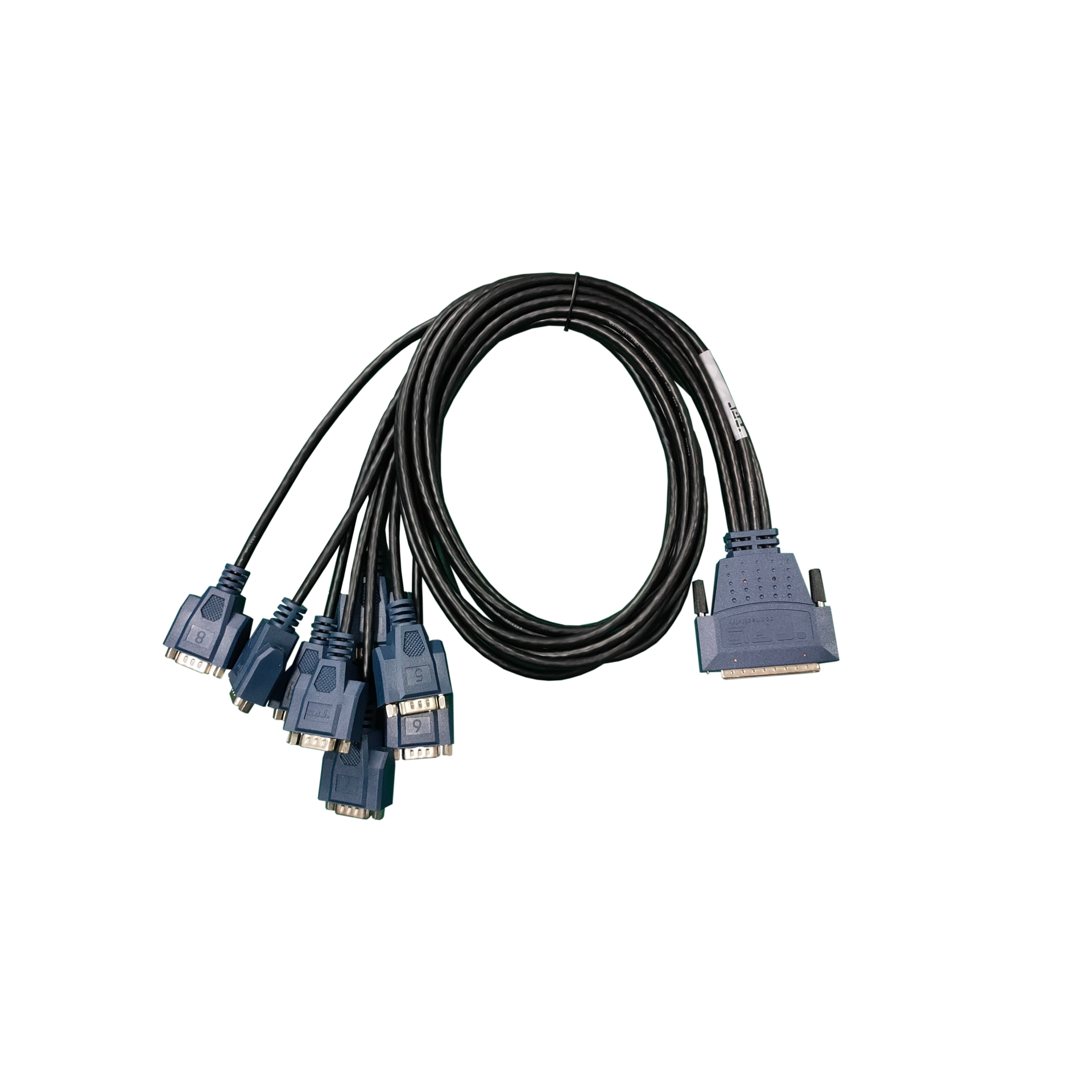 CMC131217-1m  SCSI68公头转8*9DB公头，RS232，屏蔽电缆,1m