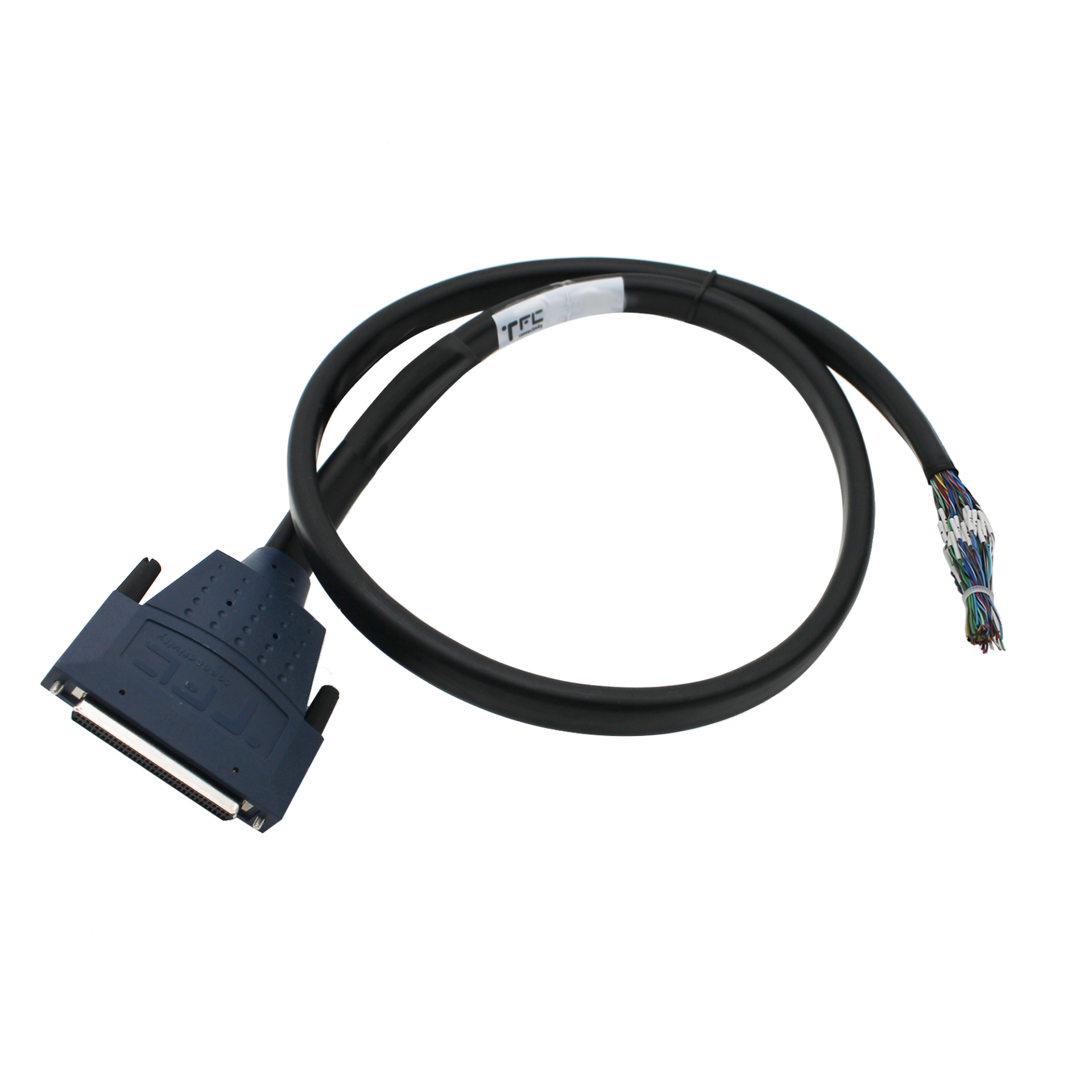 TF68F-EPM-B-2m  SCSI68母头转散线EPM，带线号标识