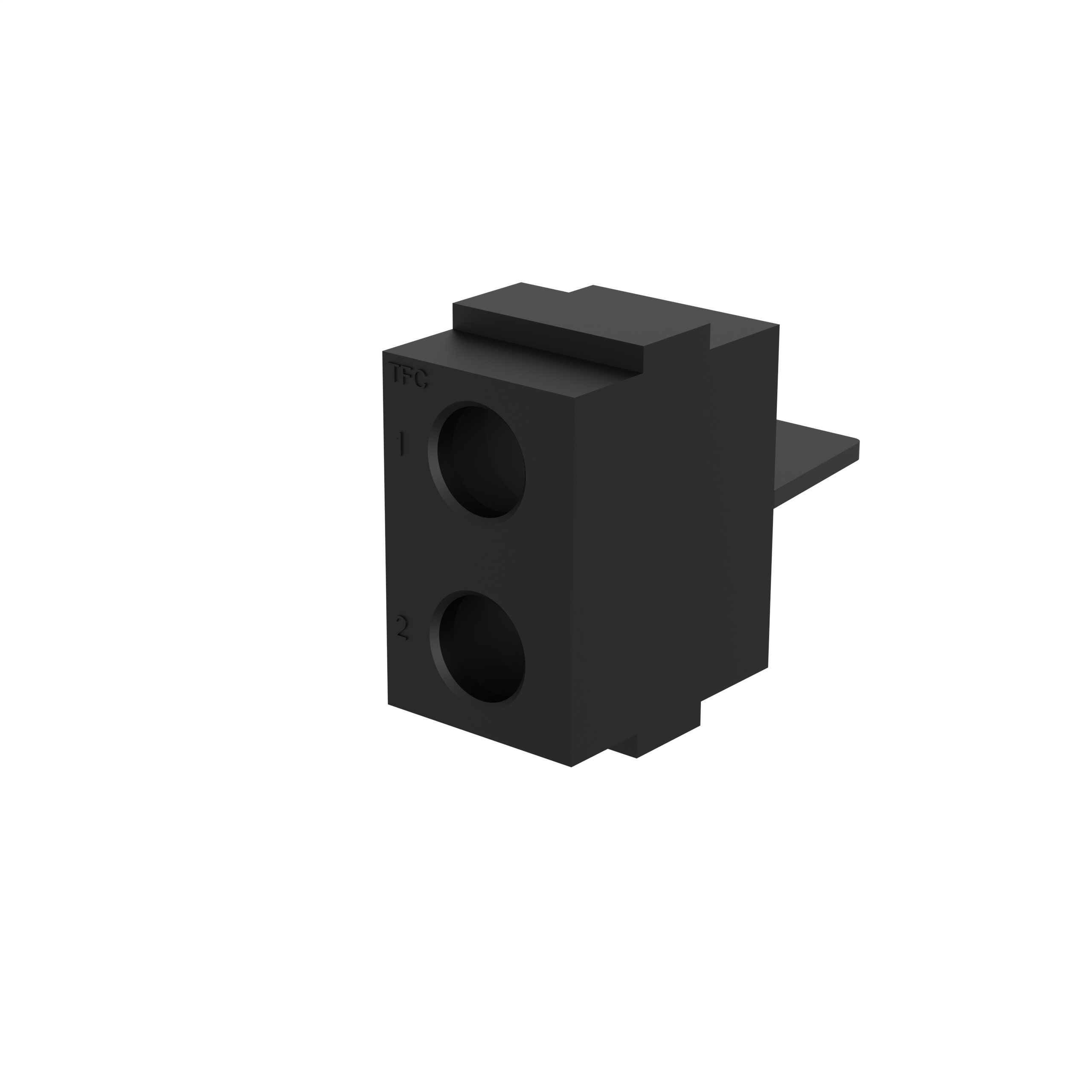 CMW-E8-2-IP2X  W系列，插孔模块，Ø8.0mm，可达150A，1000V，2通道，18mm厚，TPE材质