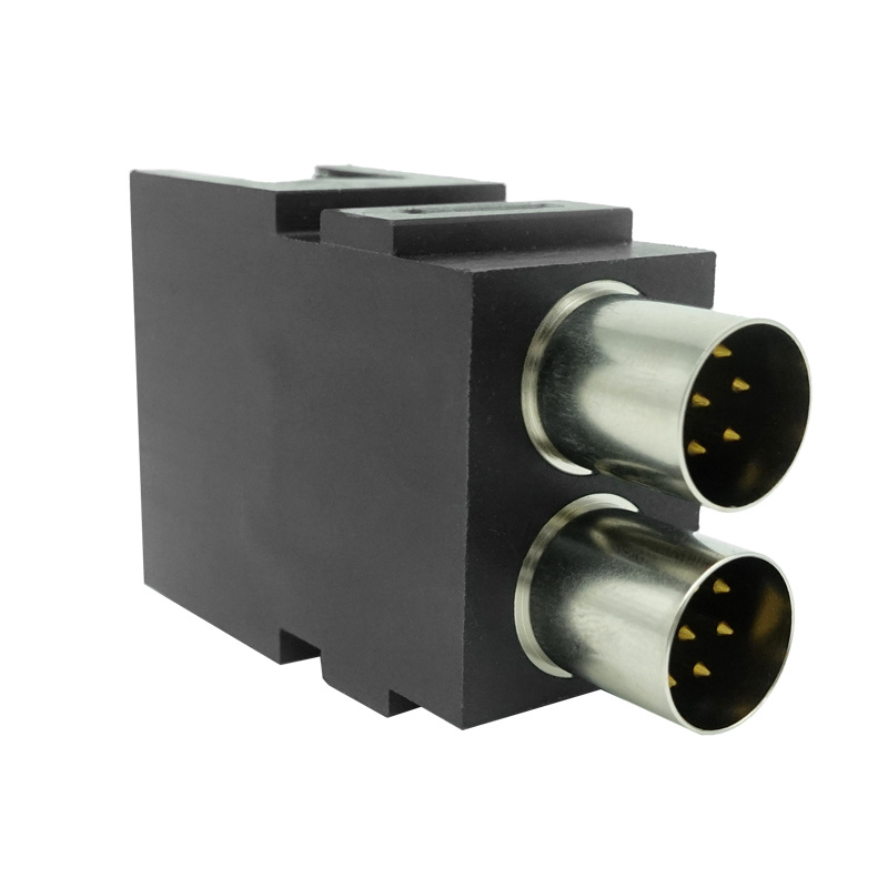 CMW-RJ45-S W系列，插头模组，1000Mbit用于以太网通讯(CAT5e)，2*8 通道，20mm厚，PA材质