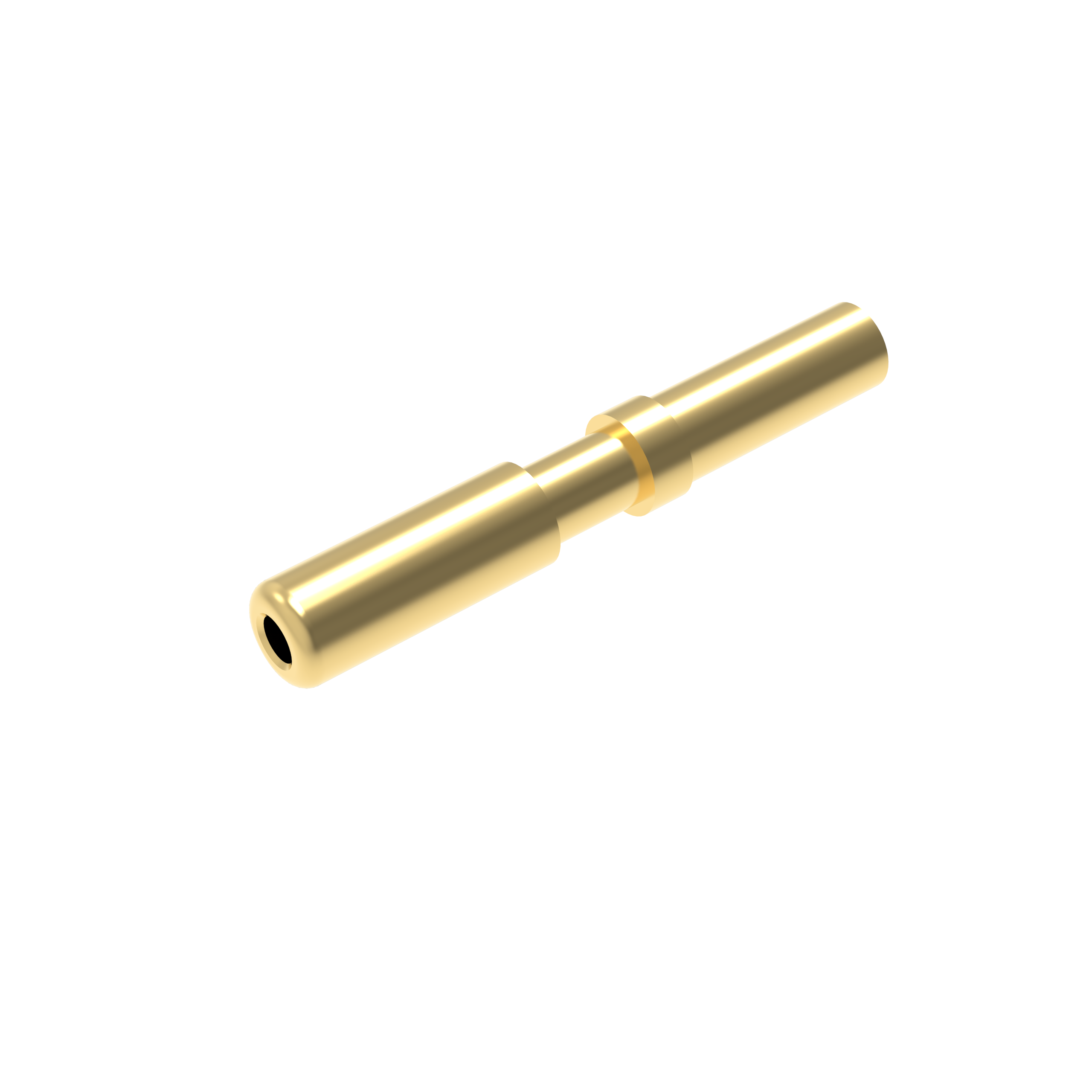 CMW-BC1-0.25-0.75-AU10 信号插孔Ø1mm,5A,压接18-24AWG,表面镀金10u