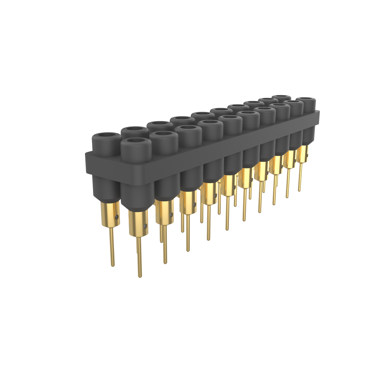 CMC170102-01-黑色，断连块20路插座，PCB款，间距6mm