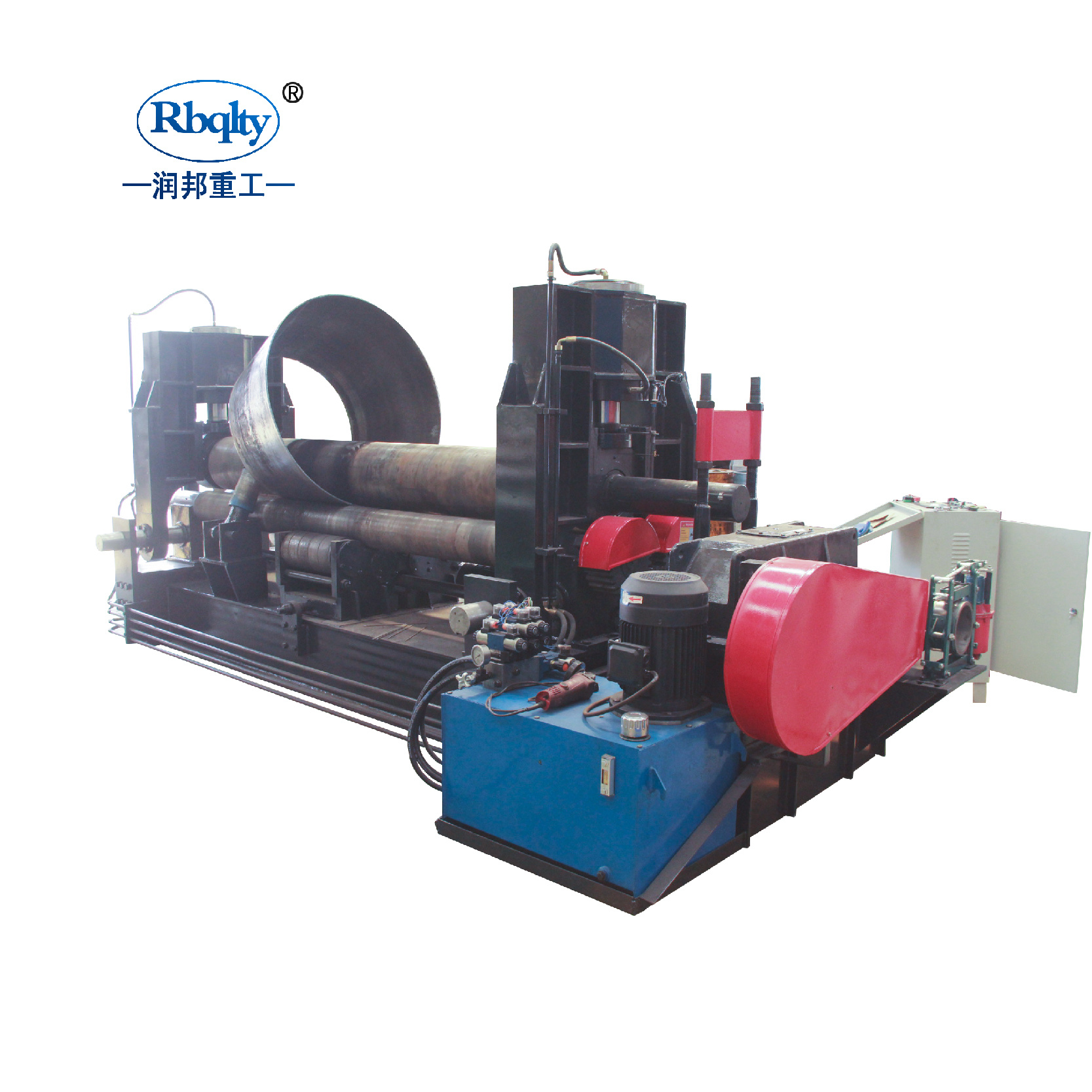 W11S 20×2500mm Hydraulic 3 Roller Symmetrical Rolling Machine