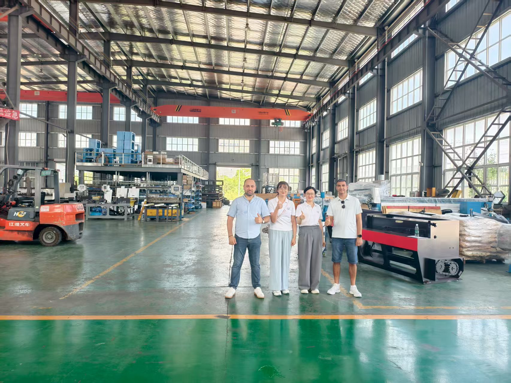 Armenian Clients Visit Rbqlty's Duct Manufacturing Solutions