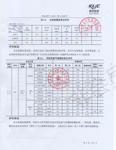 檢測報告